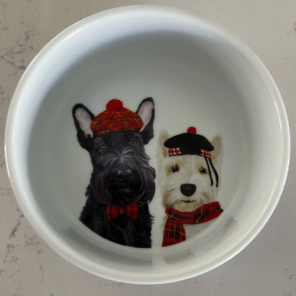 ADORABLE dog bowl
